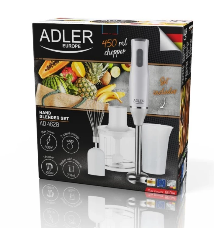 Adler Blender ręczny-zestaw 750W AD 4620
