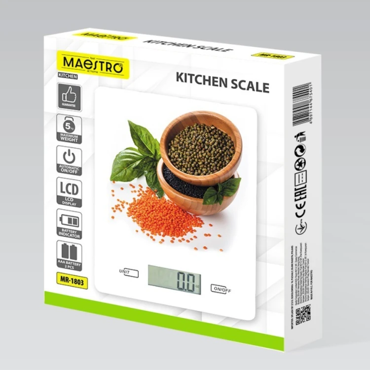 Feel-Maestro Waga kuchenna szklana "SPICES"  MR-1803-NEW