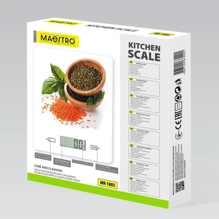 Feel-Maestro Waga kuchenna szklana "SPICES"  MR-1803-NEW