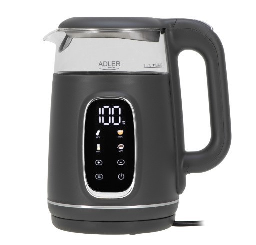 Adler Czajnik 1,7l LED z regulacją temperatury AD 1305GS