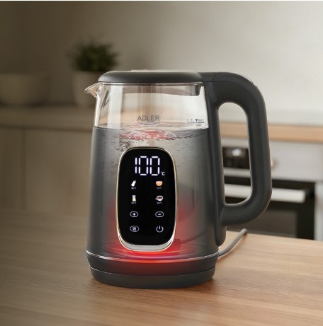 Adler Czajnik 1,7l LED z regulacją temperatury AD 1305GS