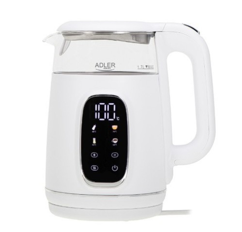 Adler Czajnik 1,7l LED regulacją temperatury AD 1305WS