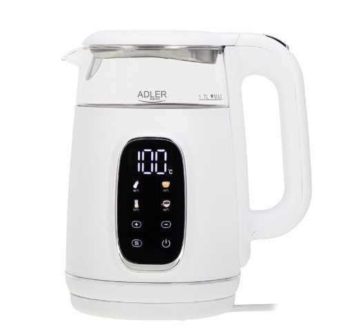 Adler Czajnik 1,7l LED regulacją temperatury AD 1305WS