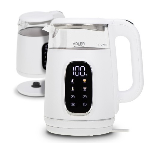 Adler Czajnik 1,7l LED regulacją temperatury AD 1305WS