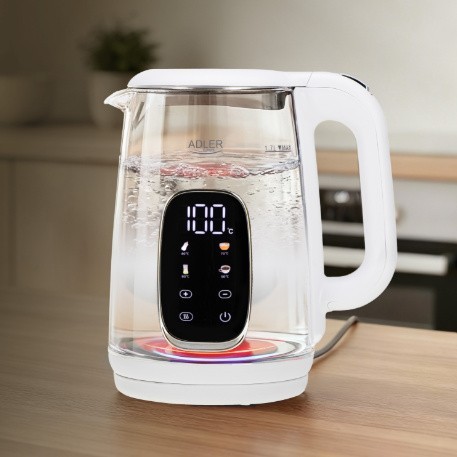 Adler Czajnik 1,7l LED regulacją temperatury AD 1305WS
