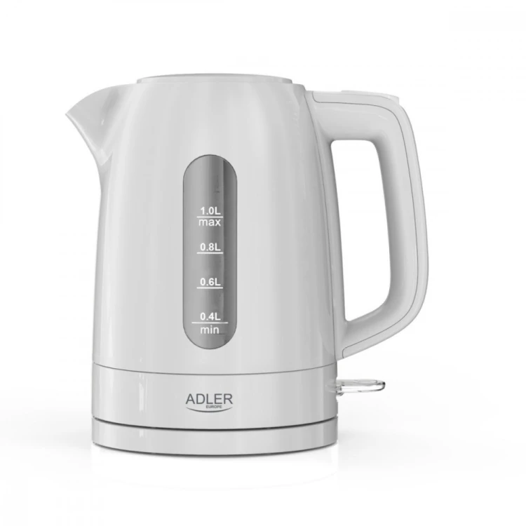 Adler Czajnik 1.0l biały AD 1380w