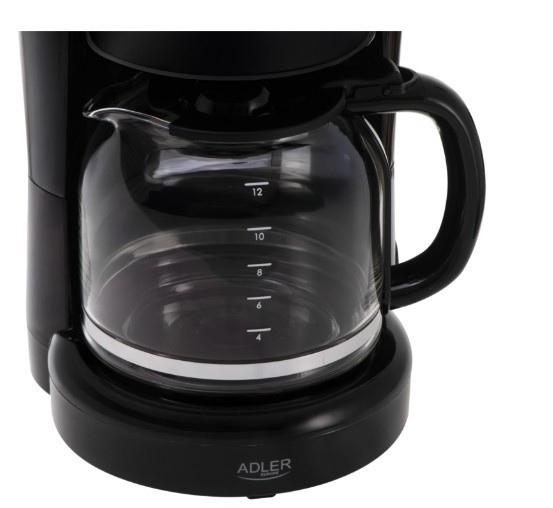 Adler Ekspres przelewowy 1.5l czarny AD 4383