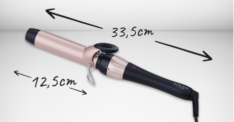 Adler Lokówka z regulacją temperatury 32mm  AD 2118