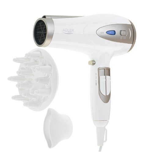 Adler Suszarka do włosów 2200 W ION&dyfuzor   AD 2248W
