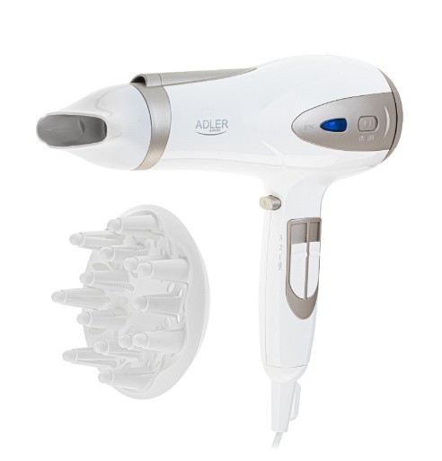Adler Suszarka do włosów 2200 W ION&dyfuzor   AD 2248W