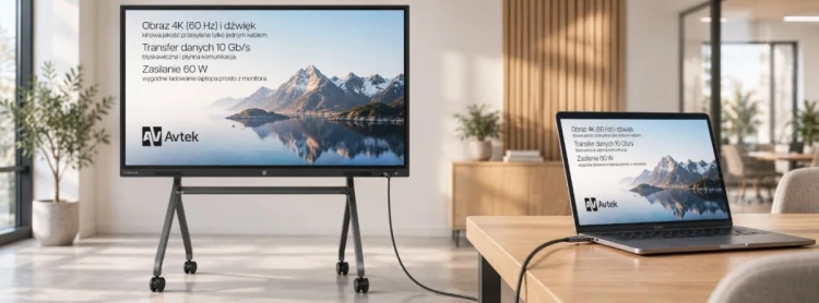 Avtek Kabel aktywny  USB-C C-Fiber 5m