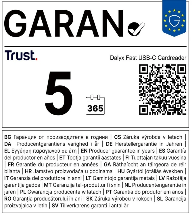 Trust Czytnik kart USB Dalyx w aluminiowej obudowie