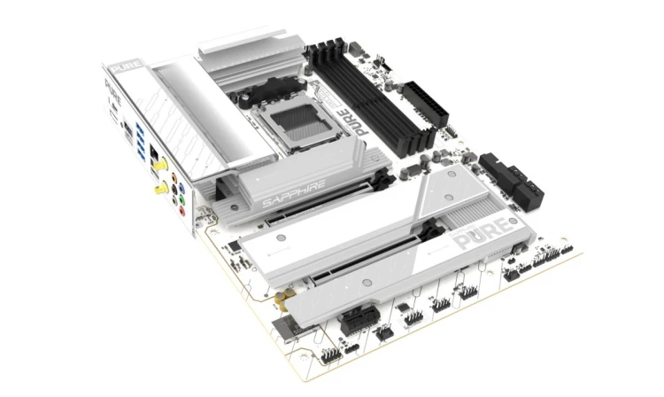 Sapphire Technology Płyta główna PURE X870A WIFI7 AM5 4DDR5 mATX