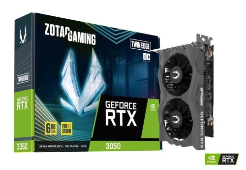 ZOTAC Karta graficzna RTX 3050 Twin Edge OC 6 GB GDDR6 96bit 3DP/HDMI