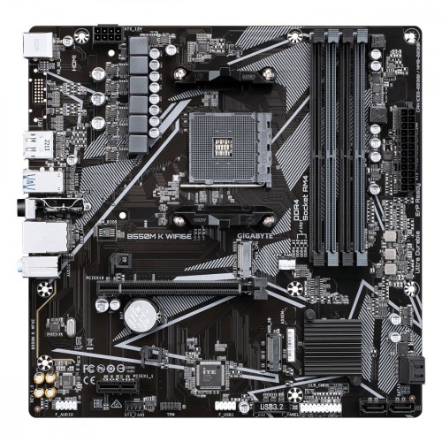 Gigabyte Płyta główna B550M K WIFI6E AM4 4DDR 4 mATX