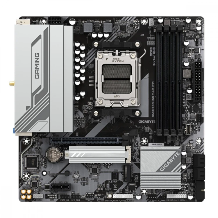 Gigabyte Płyta główna B650M GAMING PLUS WIFI AM5 4DDR5 mATX