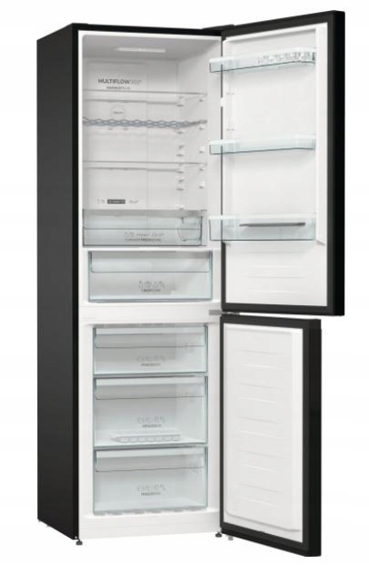 LODÓWKA GORENJE NRK6192ABK4 185CM CZARNA A++