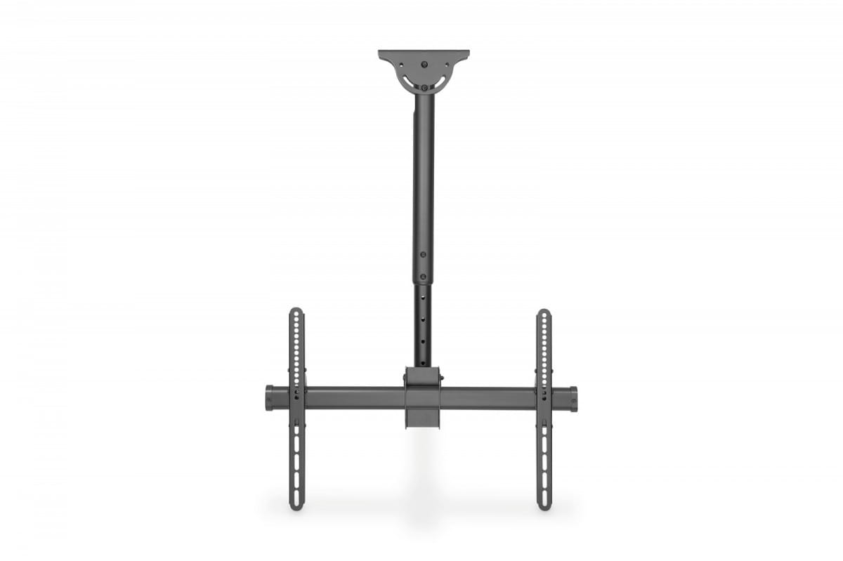 Digitus Uchwyt sufitowy TV 37-70 cali 50kg, z regulacją teleskopową 560-910mm Czarny