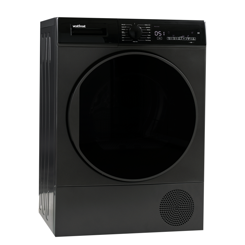 Suszarka do ubrań Vestfrost VT-FD42HN90EU Czarny Inox 9kg