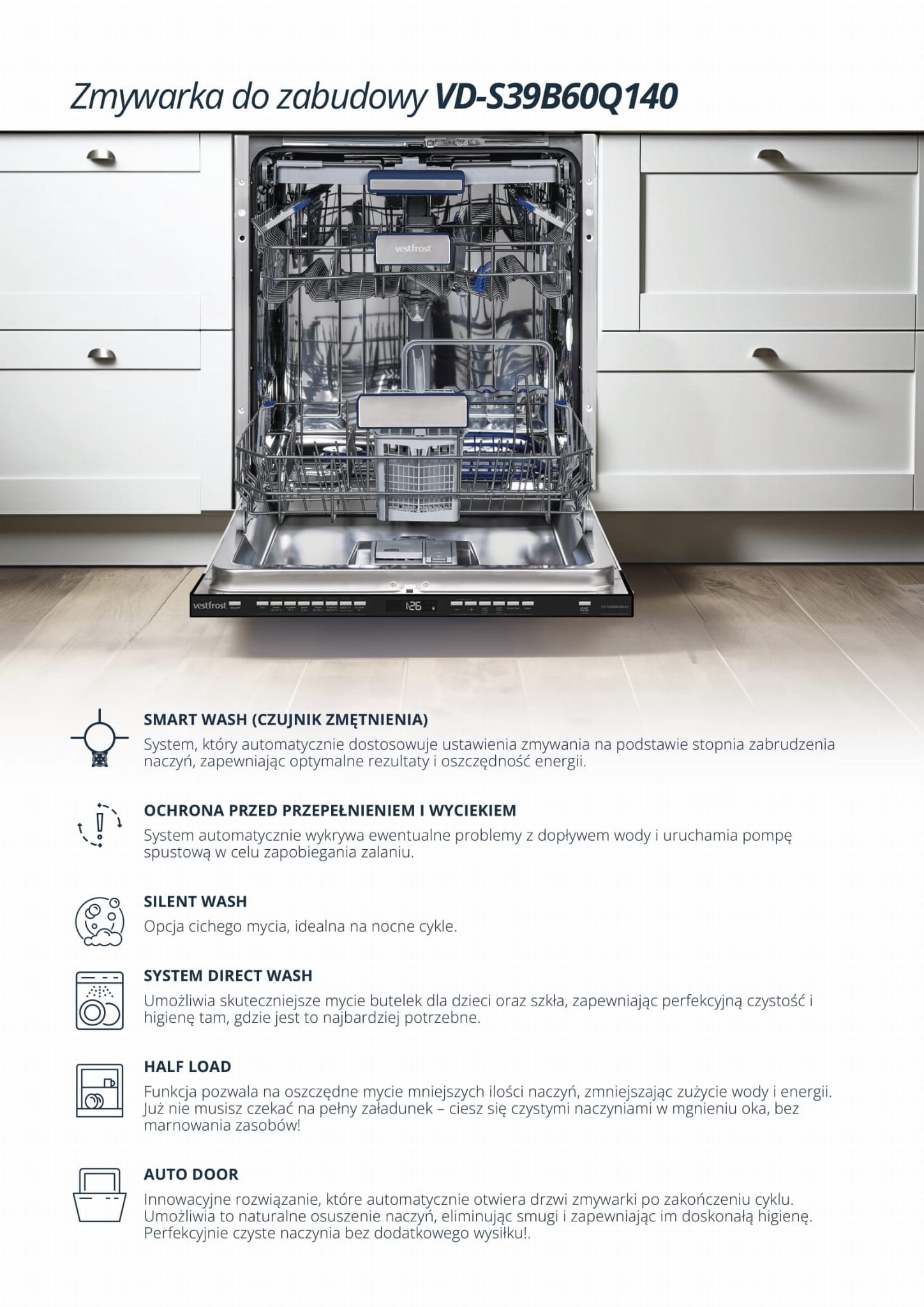 Zmywarka Vestfrost VD-S39B60Q140