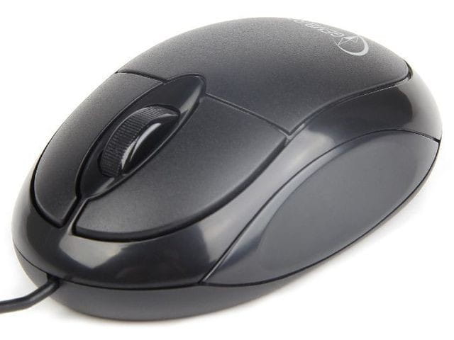 Gembird Mysz OPTO 1-SCROLL USB (MUS-U-01) Black