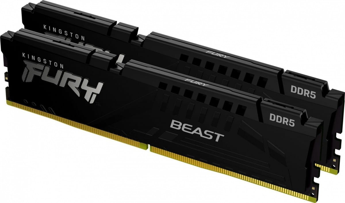 Kingston Pamięć DDR5 Fury Beast 64GB(2*32GB)/5200 CL40 czarna