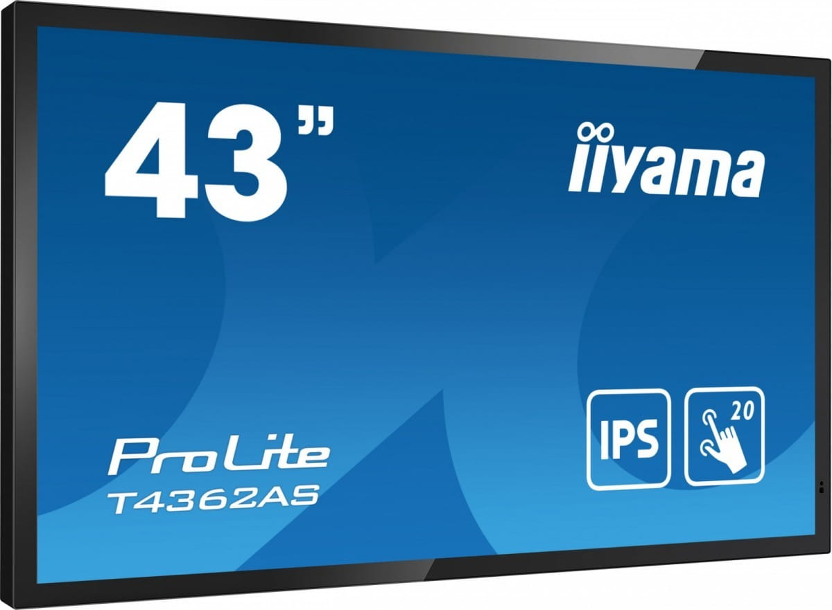 IIYAMA Monitor wielkoformatowy 43 cale T4362AS-B1 20pkt., 24/7, IPS, 500cd, ANDROID 8.0
