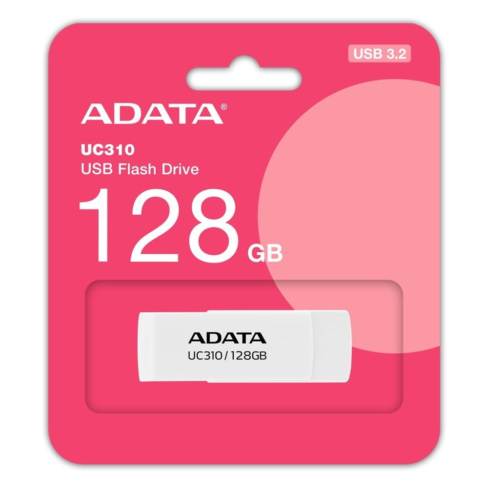 Adata Pendrive UC310 128GB USB3.2 biały