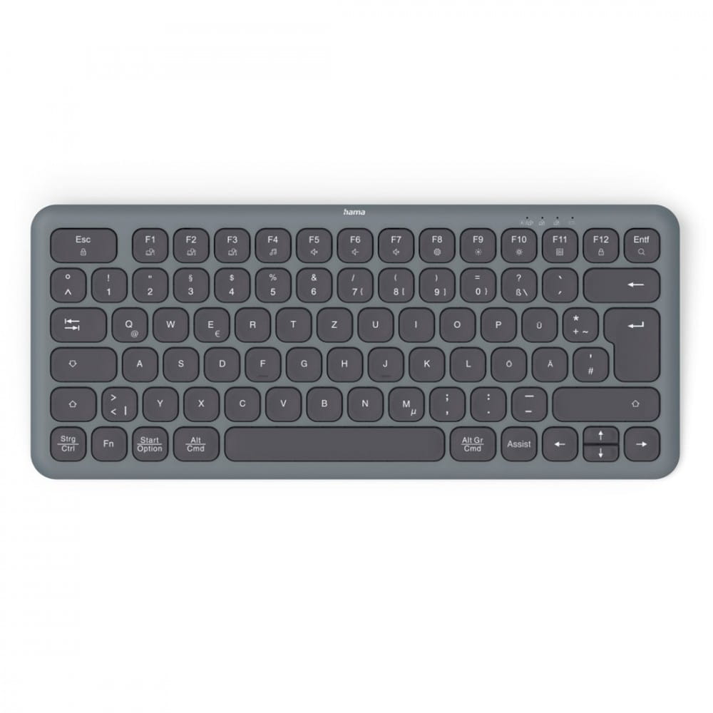Hama Klawiatura WK-500 multi device Czarno-szara