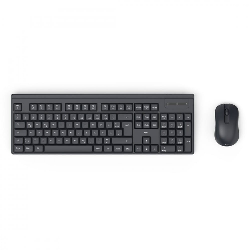 Hama Zestaw klawiatura i mysz WKM-100 Czarny