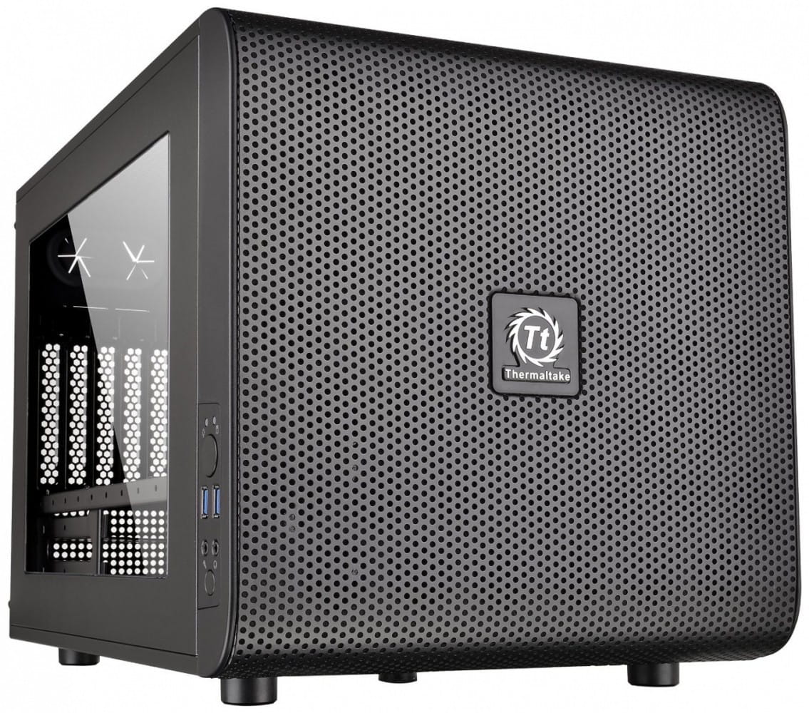 Thermaltake Core V21USB 3.0 Window (200mm), czarna