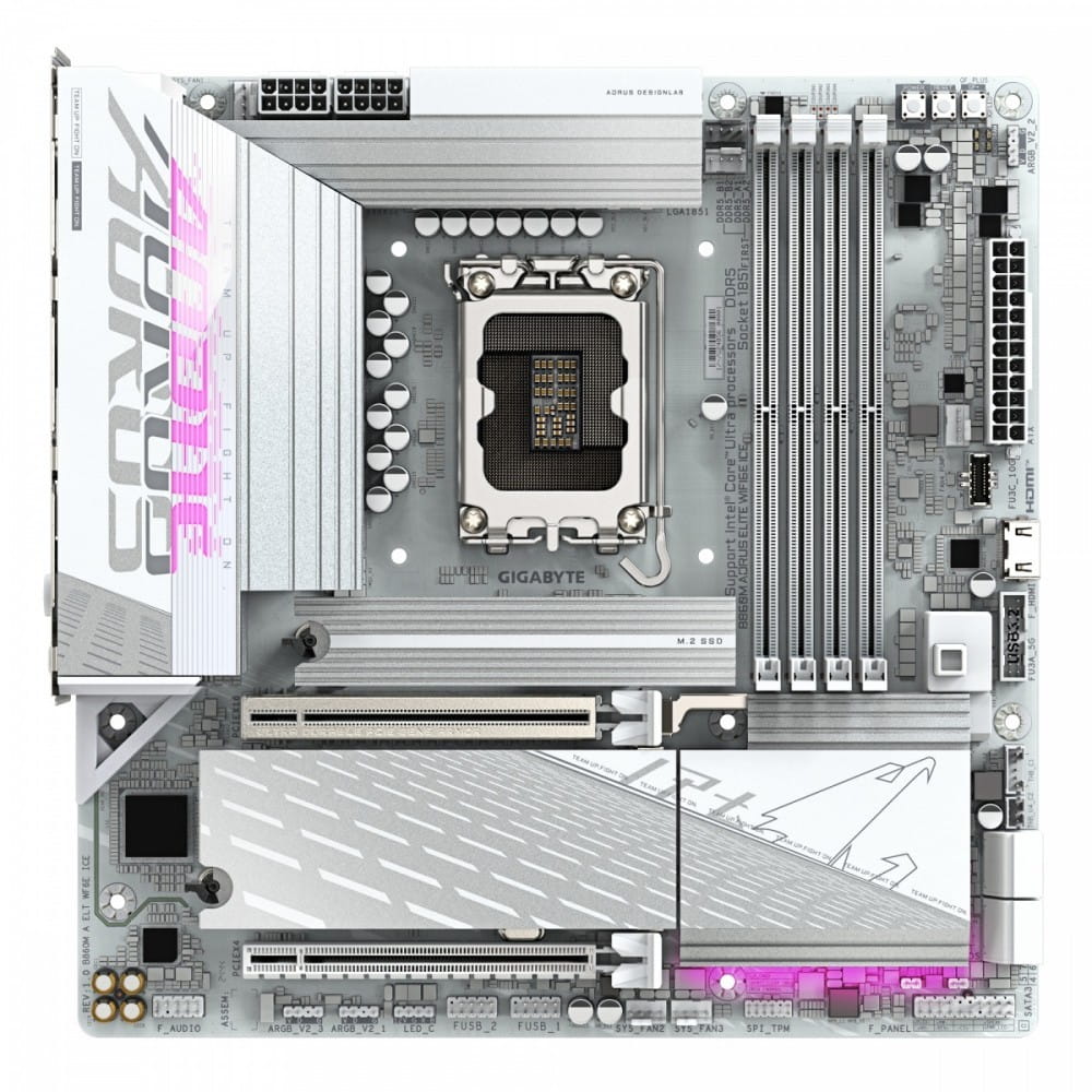 Gigabyte Płyta główna B860M A ELT WIFI6E ICE