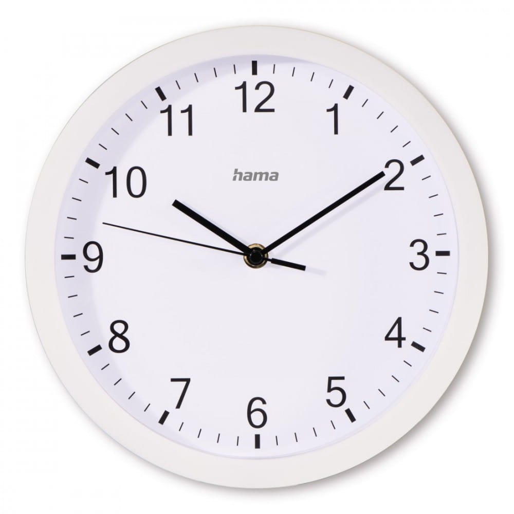 Hama Zegar ścienny Elba 25 cm Biały