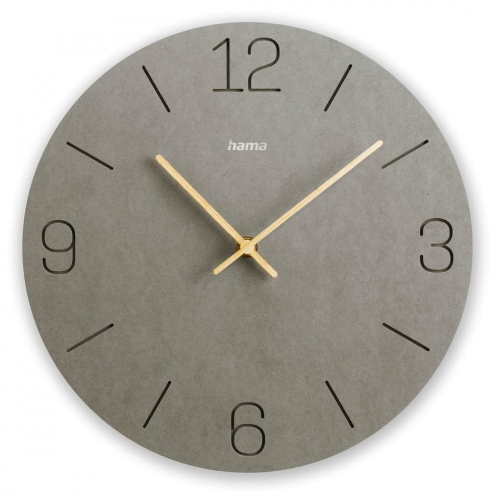 Hama Zegar ścienny 30cm Crete MDF
