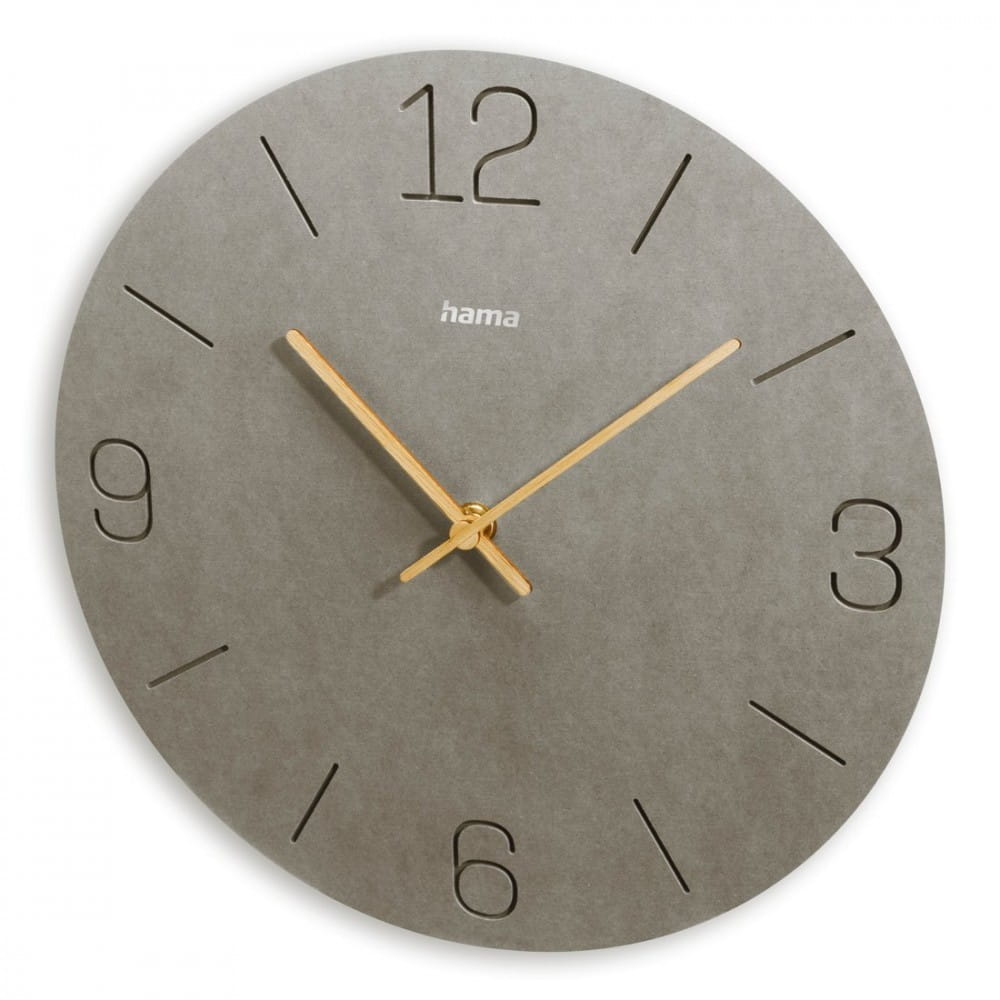 Hama Zegar ścienny 30cm Crete MDF