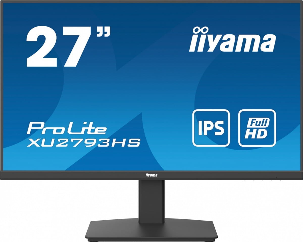 IIYAMA Monitor 27 cali XU2793HS-B7,IPS,HDMI,DP,ACR,2x2W,300cd