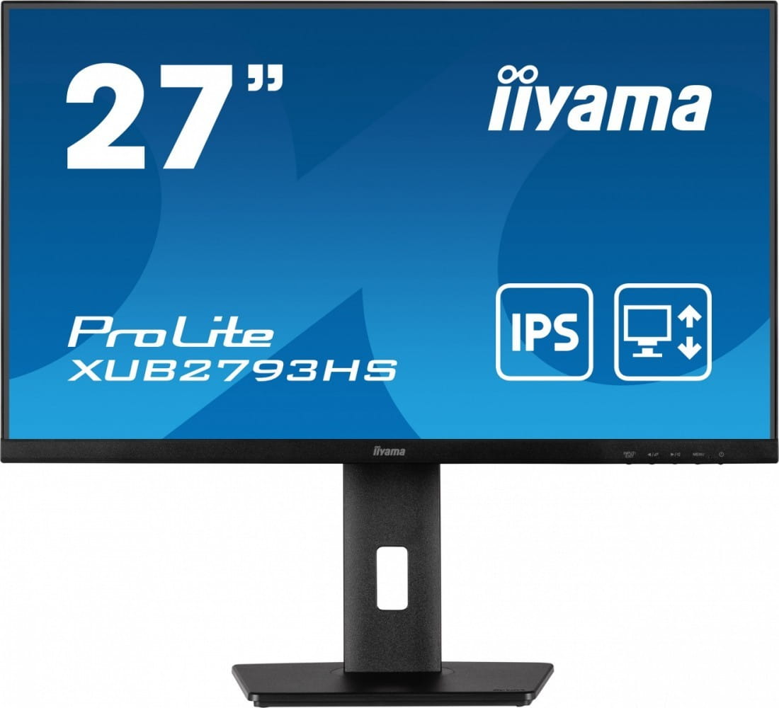 IIYAMA Monitor 27 cali XUB2793HS-B7,IPS,FHD,HDMI,DP,2x2W,300cd