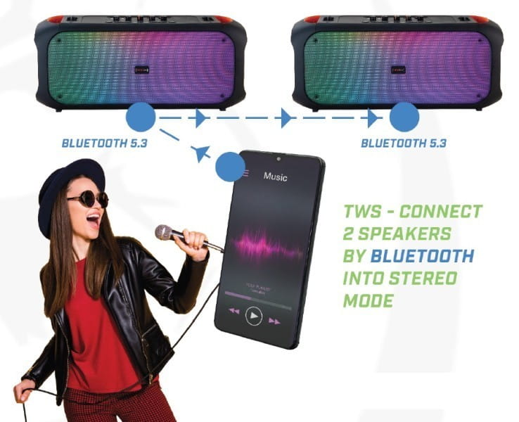 Rebeltec Głośnik Bluetooth FM/USB SoundVox 650