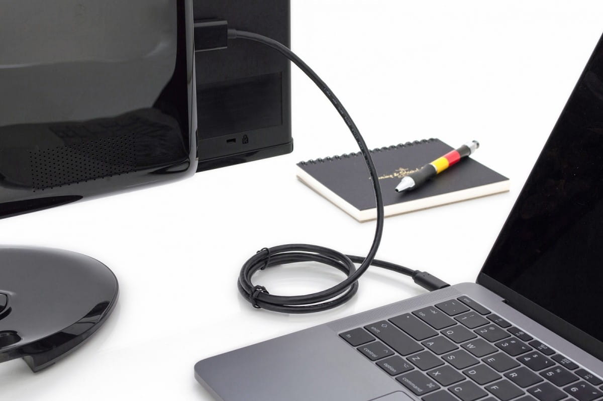 Digitus Kabel USB Type-C/HDMI M/M USB 3.1 Gen.2 SuperSpeed+ 4K/60Hz 18Gbps 5m czarny