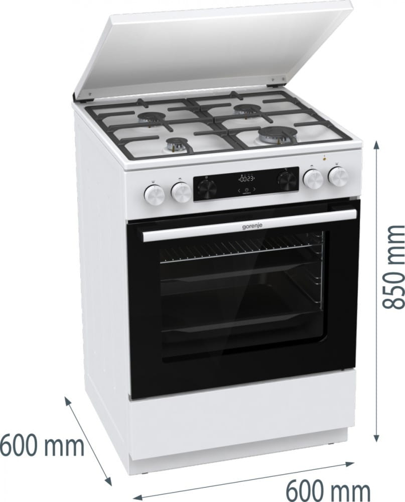 Gorenje Kuchnia gazowo-elektryczna GK6C5WF