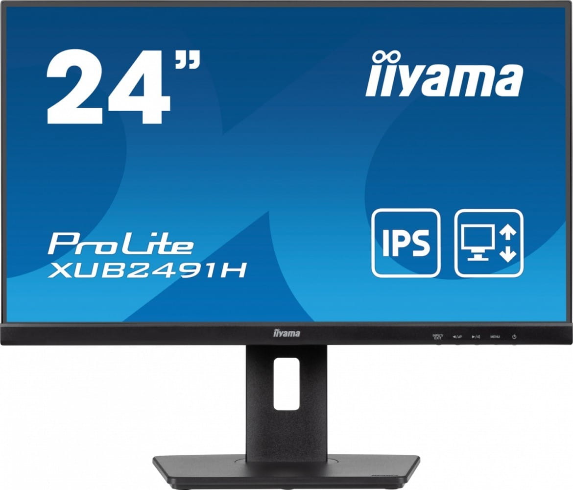 IIYAMA Monitor 24 cale XUB2491H-B1 IPS, HDMI, DP, 2x2W, HAS, Pivot