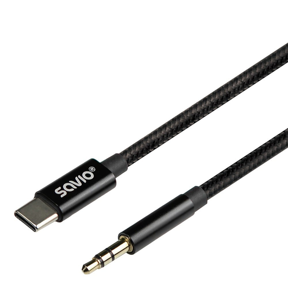 Savio Kabel USB-C do mini-Jack CL-188 2m