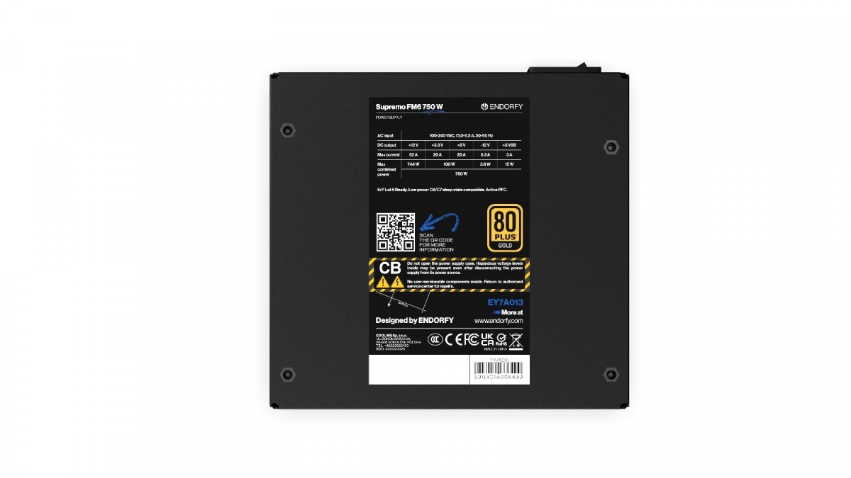 Endorfy Zasilacz Supremo FM6 Gold 750W EY7A013