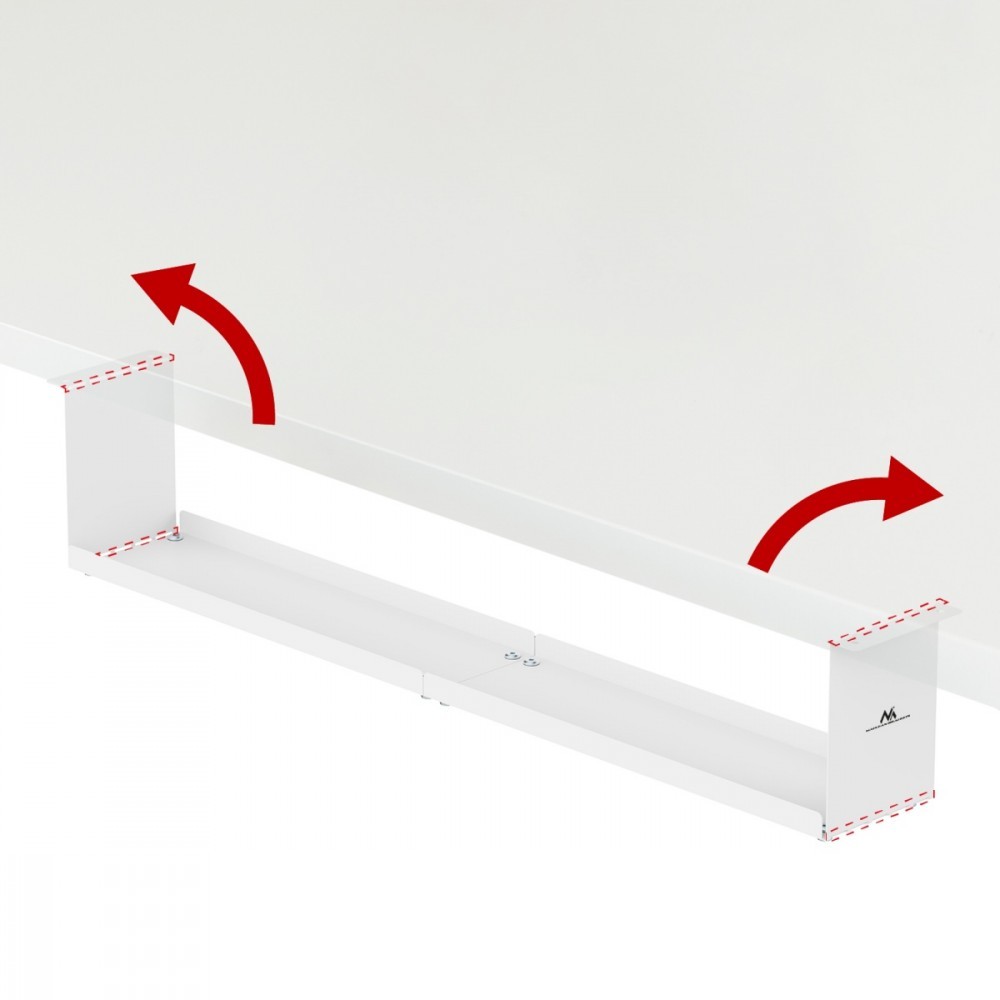 Maclean Kompaktowy organizer na kable MC-107 W