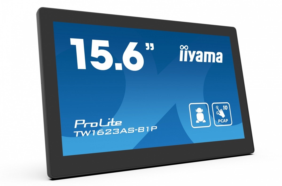 IIYAMA Monitor 16 cali TW1623AS-B3P,10P.DOT.IPS,ANDROID13,WIFI,24/7,RJ45, HDMI,3xUSB,CMS (iiSignage2)
