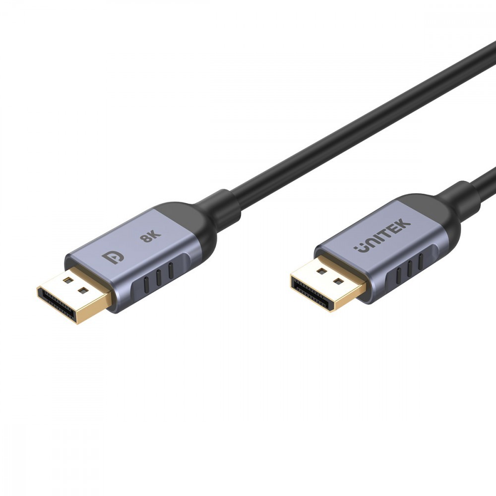 Unitek Kabel DisplayPort 1.4, 8K@60Hz, 4K@240Hz, HDR, 2m; C1628GY01-2M