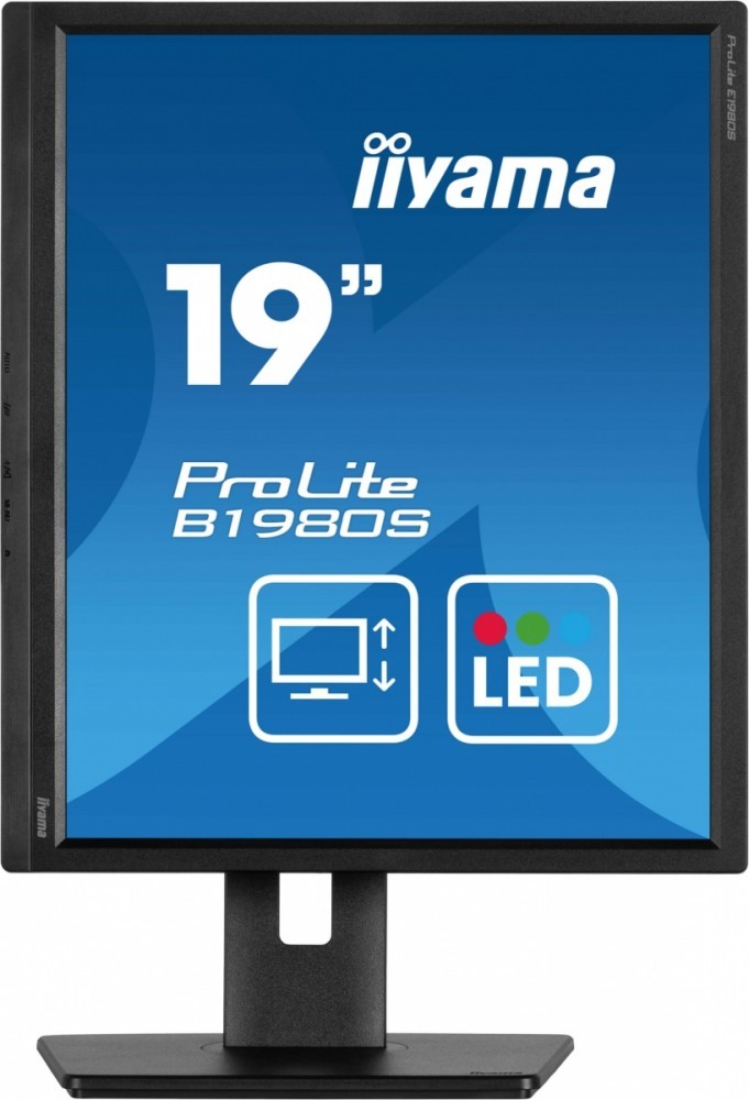 IIYAMA Monitor 19 cali B1980S-B1 HDMI,DP.PIVIOT,HAS/150mm