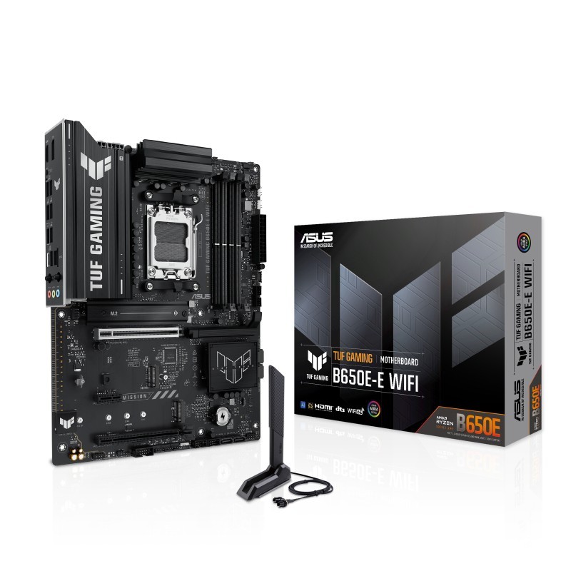 Asus Płyta główna TUF GAMING B650E-E WIFI AM5 4DDR5 HDMI/DP ATX