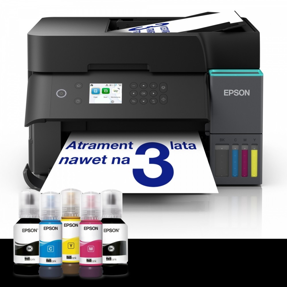 Epson Urządzenie wielofunkcyjne L6370 ITS  A4/35ppm/W(LAN)/ADF2Scopy/czarna/100k