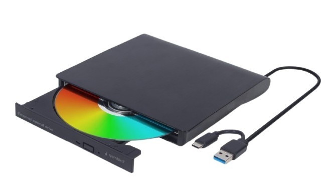 Gembird Napęd DVD na USB zewnętrzny DVD-USB-031 czarny